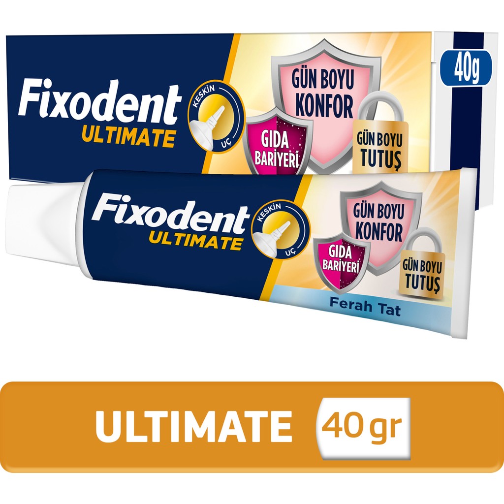 Fixodent Professional Diş Protez Yapıştırıcı Krem 40 gr Hafif Nane Aromalı Güçlü Tutuş ve Diş Eti Koruması Diğer Fiyatı