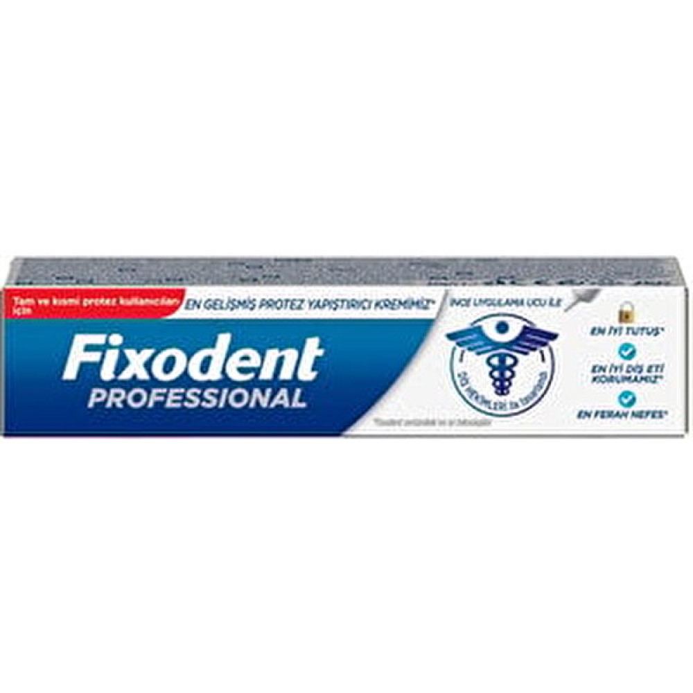 Fıxodent Professıonal Diş Protez Yapıştırıcı Krem 40G (1 Adet) Diş Macunları Fiyatı