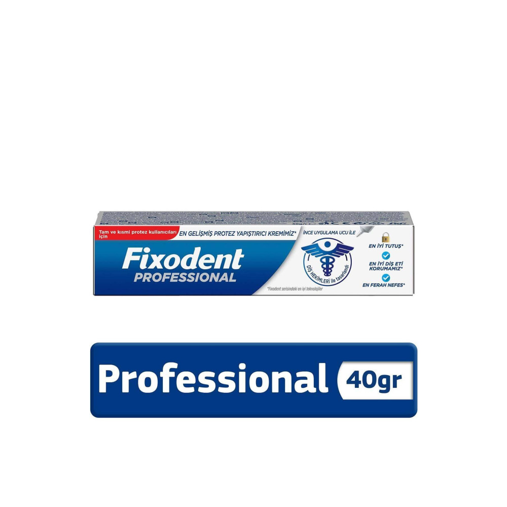 Fixodent Professional Protez Yapıştırıcı Krem 40 Ml Ağız ve Diş Sağlığı Fiyatı