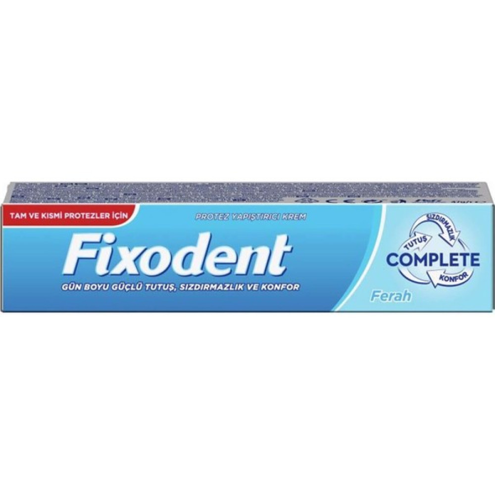 Fıxodent Protez Yapıstırıcı Krem 47 gr Complete Ferah Diş Beyazlatıcılar Fiyatı