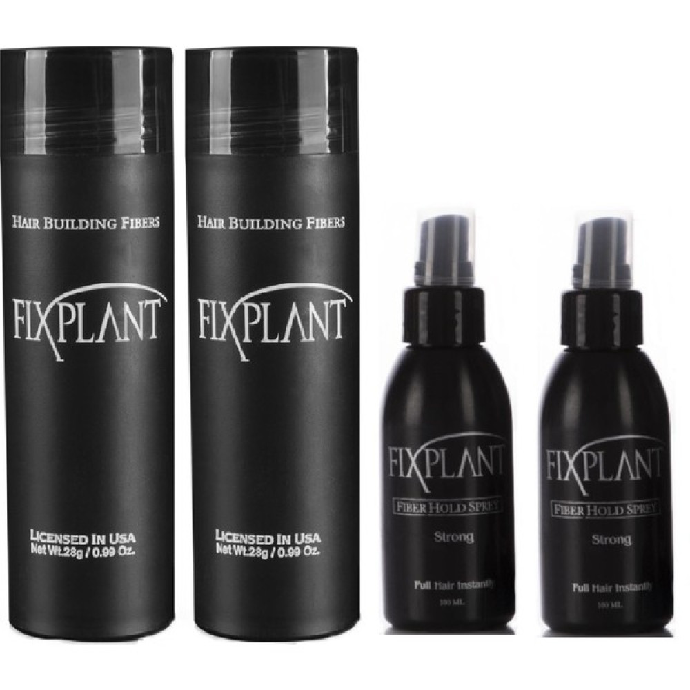 Fixplant Fixplant 2 Set 56 gr ( Saç Gürleştirici, Saç Dolgunlaştırıcı, Saç Fiberi, Saç Tozu )+ Toppik - Açık Kahve Saç Boyası Fiyatı
