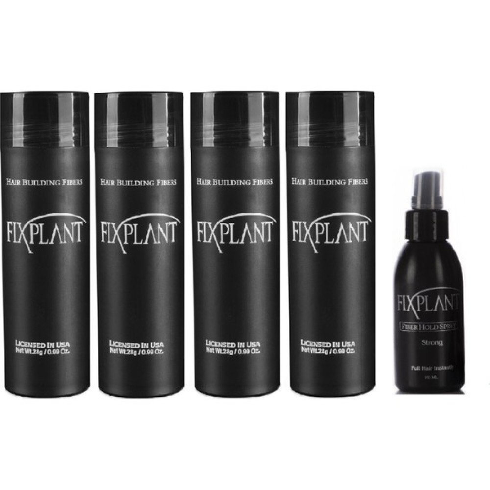Fixplant Fixplant 4 Set 112 gr ( Saç Gürleştirici, Saç Dolgunlaştırıcı, Saç Fiberi, Saç Tozu )+ Toppik - Beyaz Saç Boyası Fiyatı
