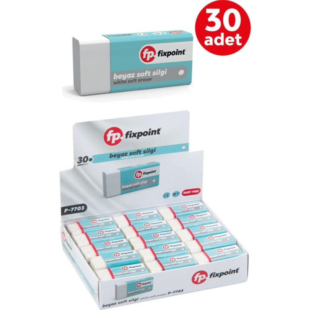 Fixpoint Beyaz Silgi 30 Adet Fixpoint P-7703 Silgi Fiyatı