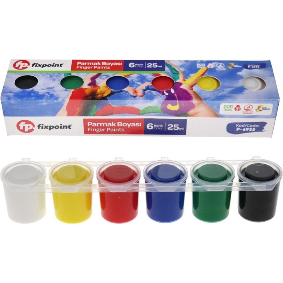 Fixpoint Parmak Boyası 6 Adet 20 ml Diğer Fiyatı