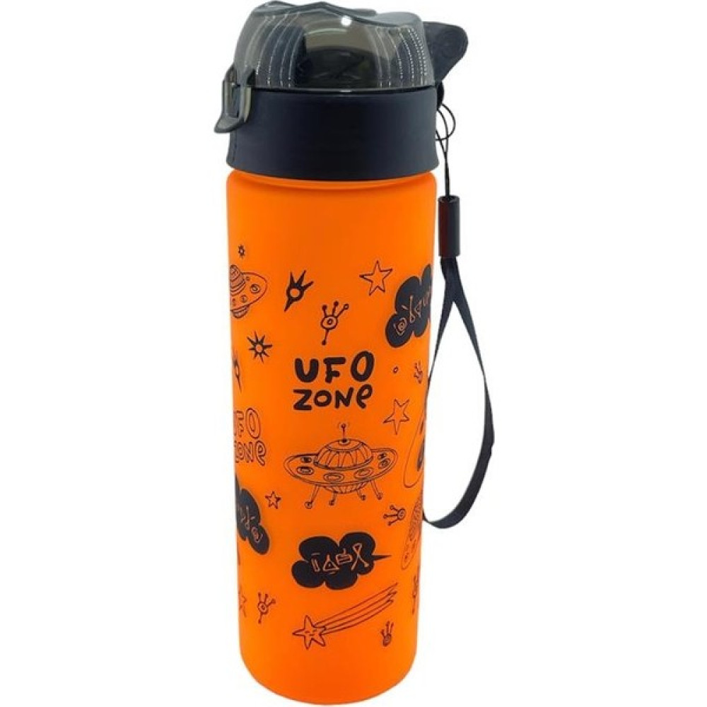 Fixpoint Turuncu Ufo Desenli 500 ml Kilitli Matara P-8311 Suluk Fiyatı