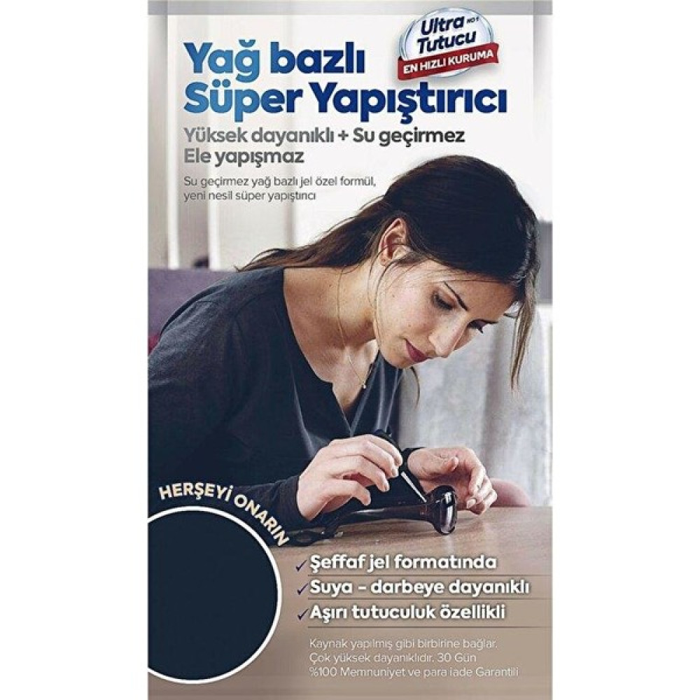 Fixtime Super Glue Yağ Bazlı Süper Yapıştırıcı (2'li PAKET)20GR - Beyaz Nalburiye & Hırdavat Fiyatı