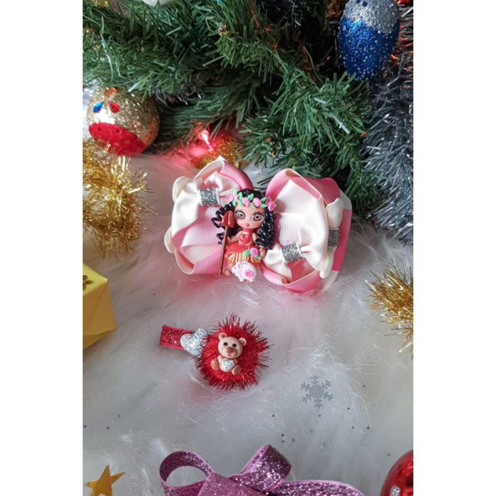 Fiyonka Handmade Creations Moana Figür Kız Çocuk Fiyonk Kurdele Toka Toka, Taç & Saç Bandı Fiyatı