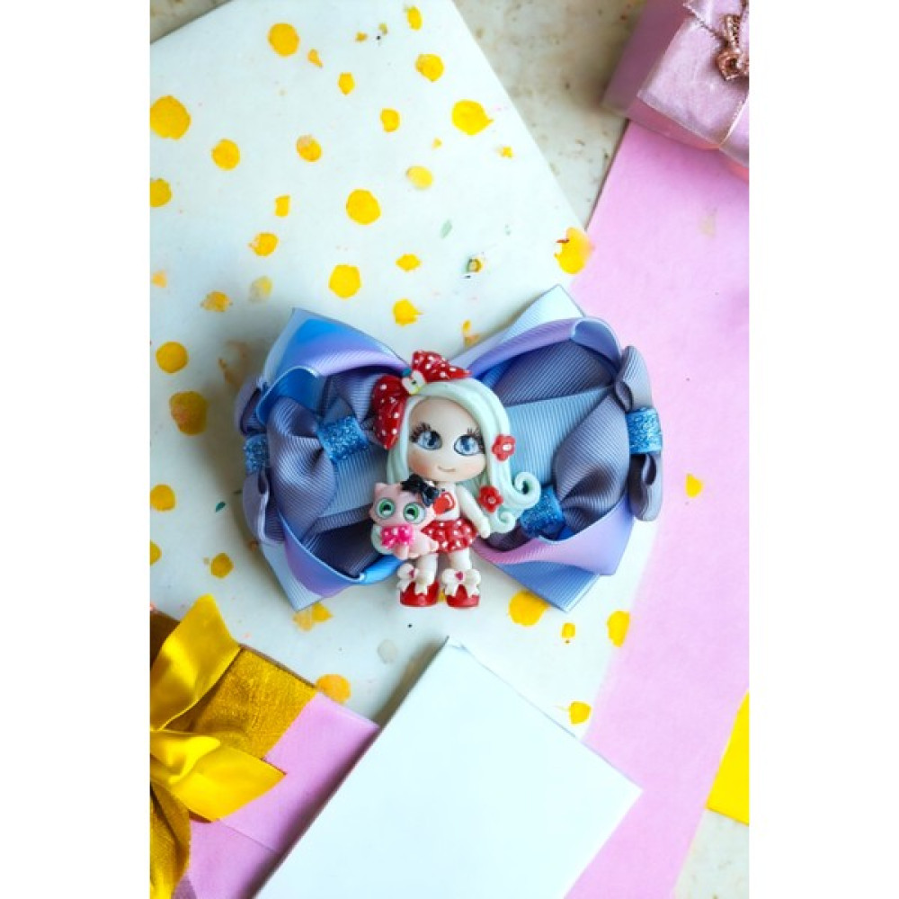 Fiyonka Handmade Creations Sevimli Bebek Figür Kız Çocuk Fiyonk Kurdele Toka Toka, Taç & Saç Bandı Fiyatı