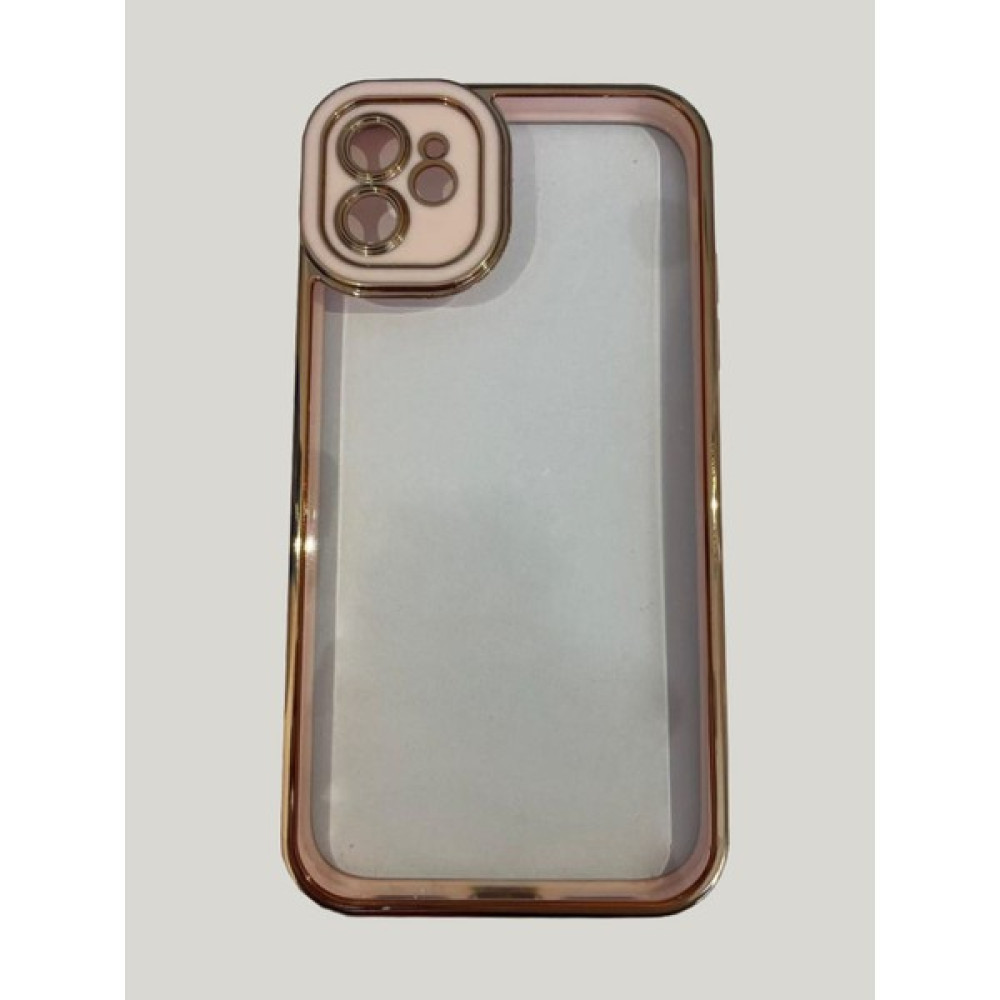 Fiyonklu Apple iPhone 11 Şeffaf Silikon Kılıf - Açık Pembe Cep Telefonu Kılıfı Fiyatı