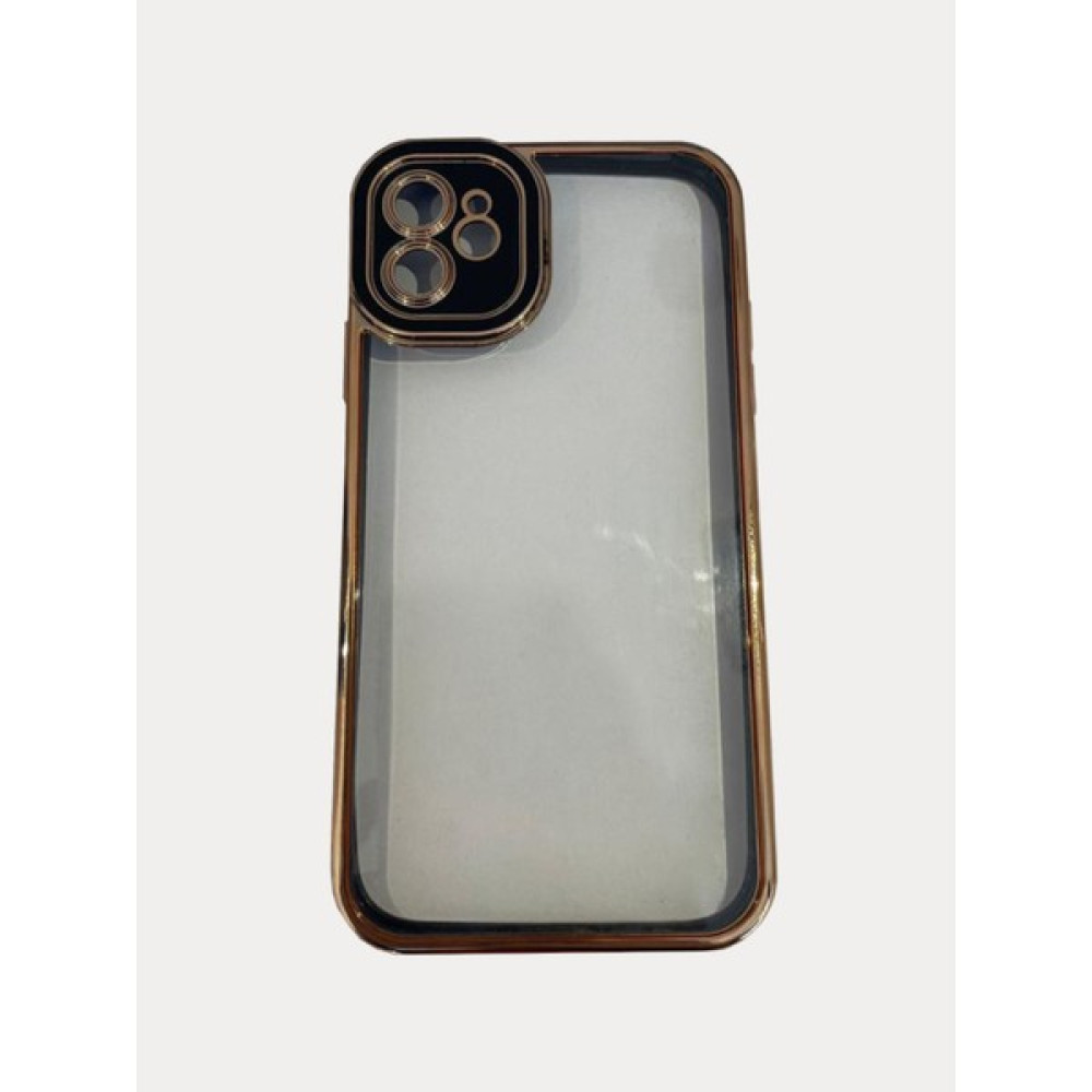 Fiyonklu Apple iPhone 11 Şeffaf Silikon Kılıf - Siyah Cep Telefonu Kılıfı Fiyatı