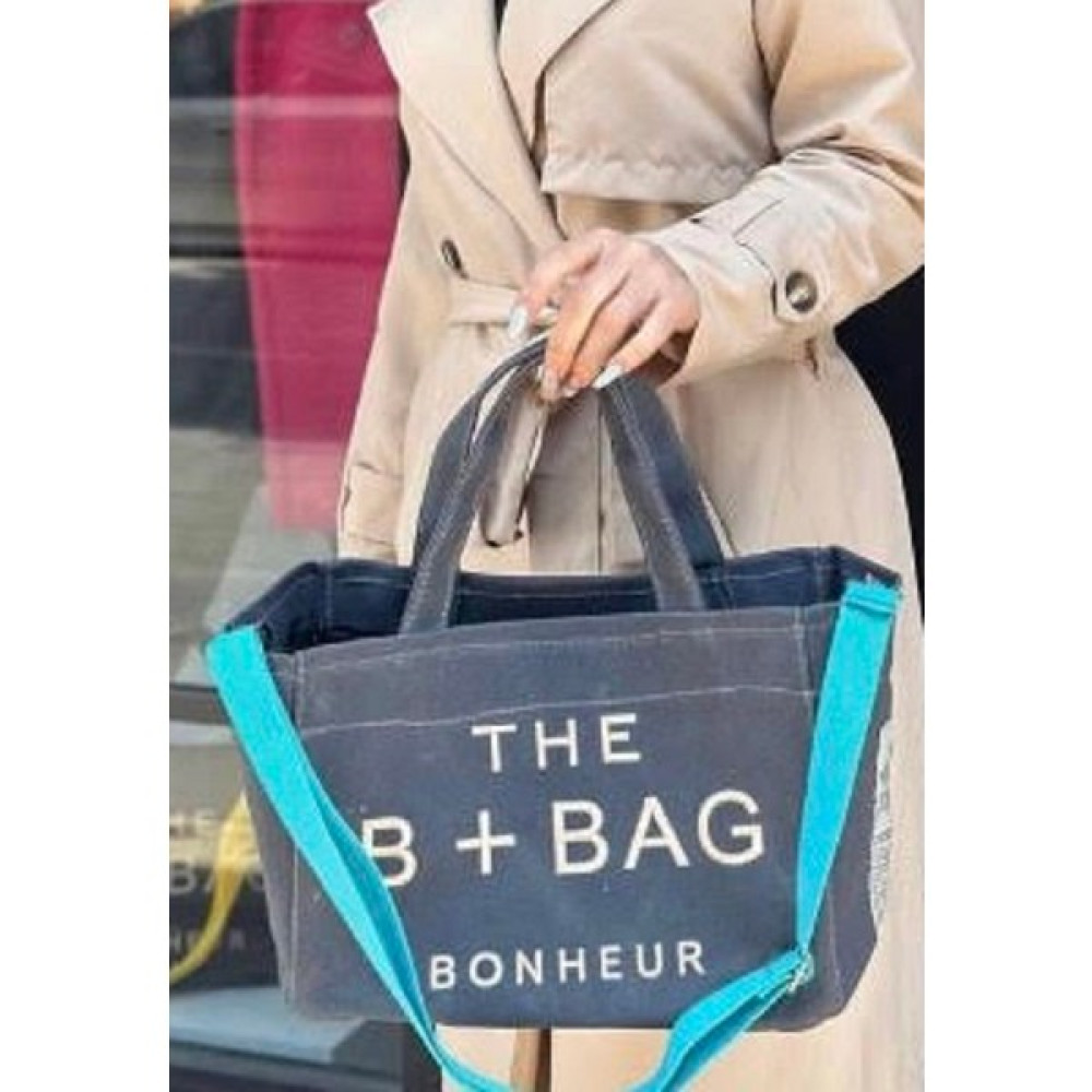 Fiyonque The B + Bag Çanta / Kanvas - Denim Mavi Bayan Çanta ve Cüzdan Fiyatı