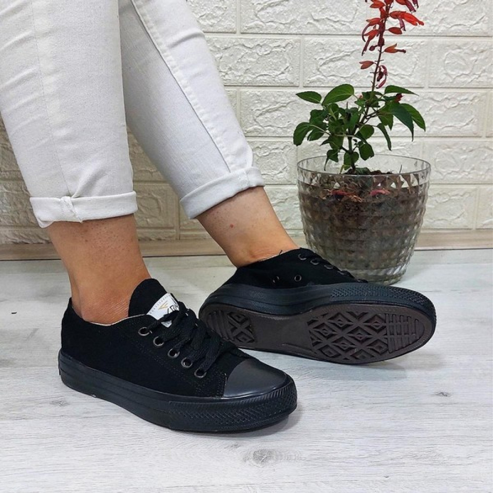 Fiyra 554 Siyah-Siyah Kısa Sneaker Keten Spor Ayakkabı Erkek Ayakkabıları Fiyatı