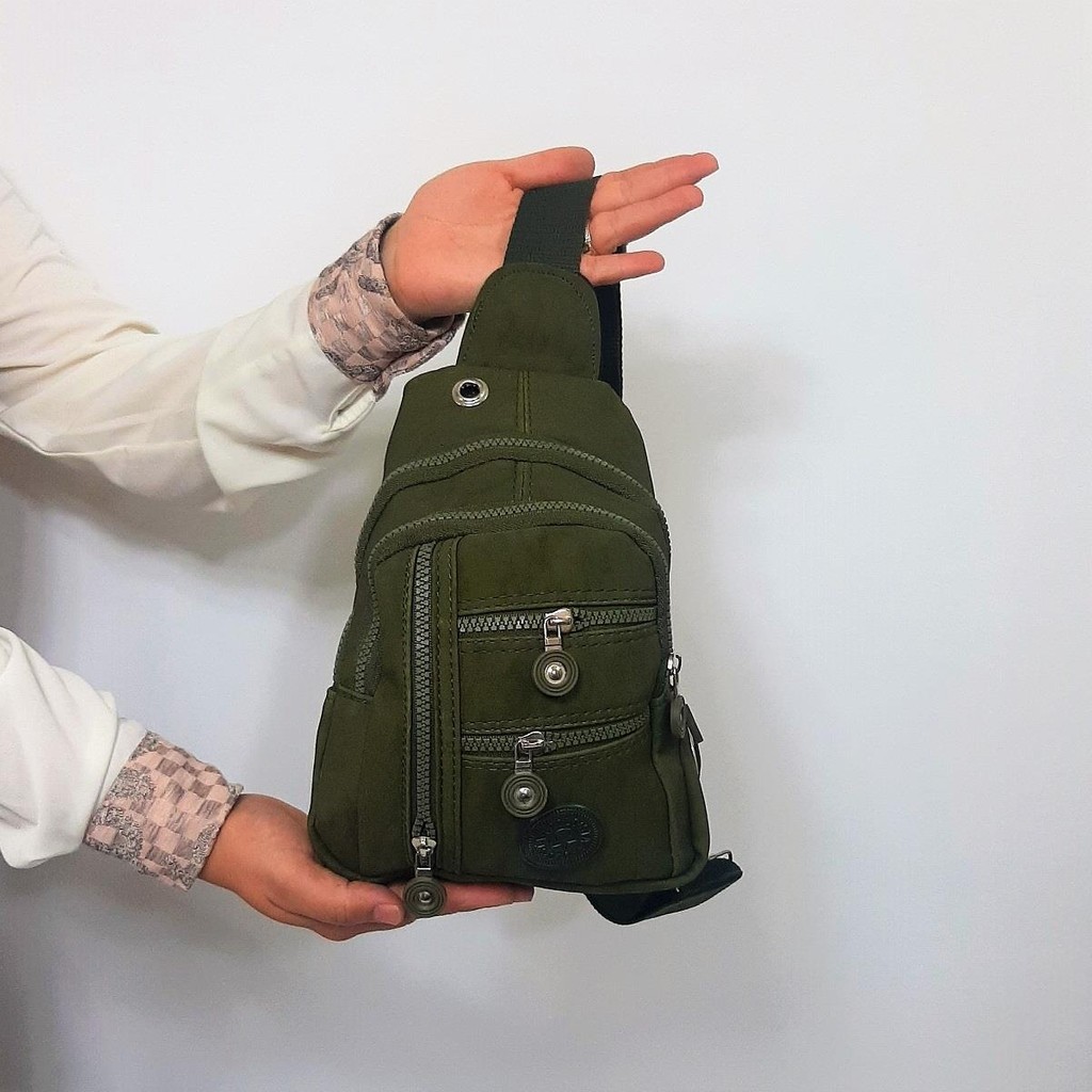 Fiyra Bb1 Haki Renk Krinkıl Kumaş Beş Bölmeli Body Bag Bayan Çanta Giyim & İç Giyim Fiyatı