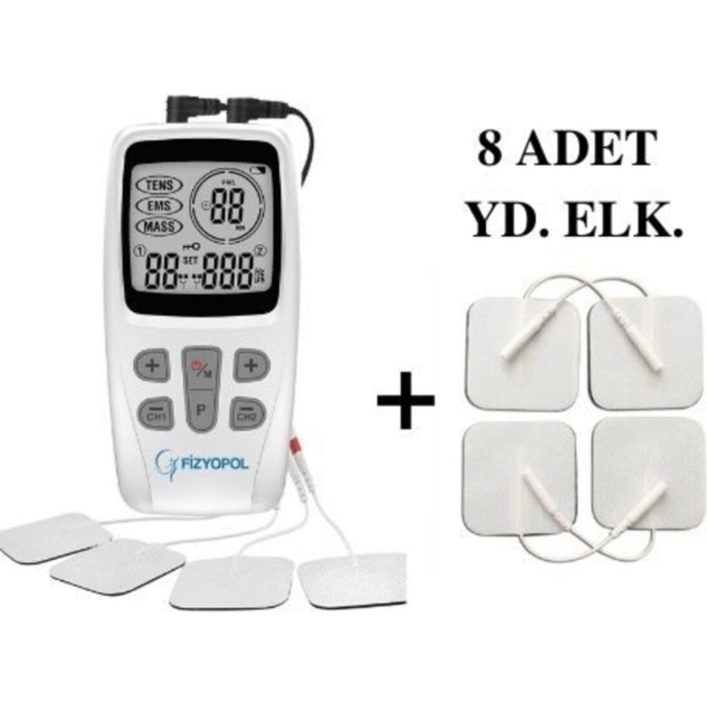 Fizyopol Tens Ems Masaj Cihazı ve Kablolu Yedek Elektrod Tens Diğer Fiyatı