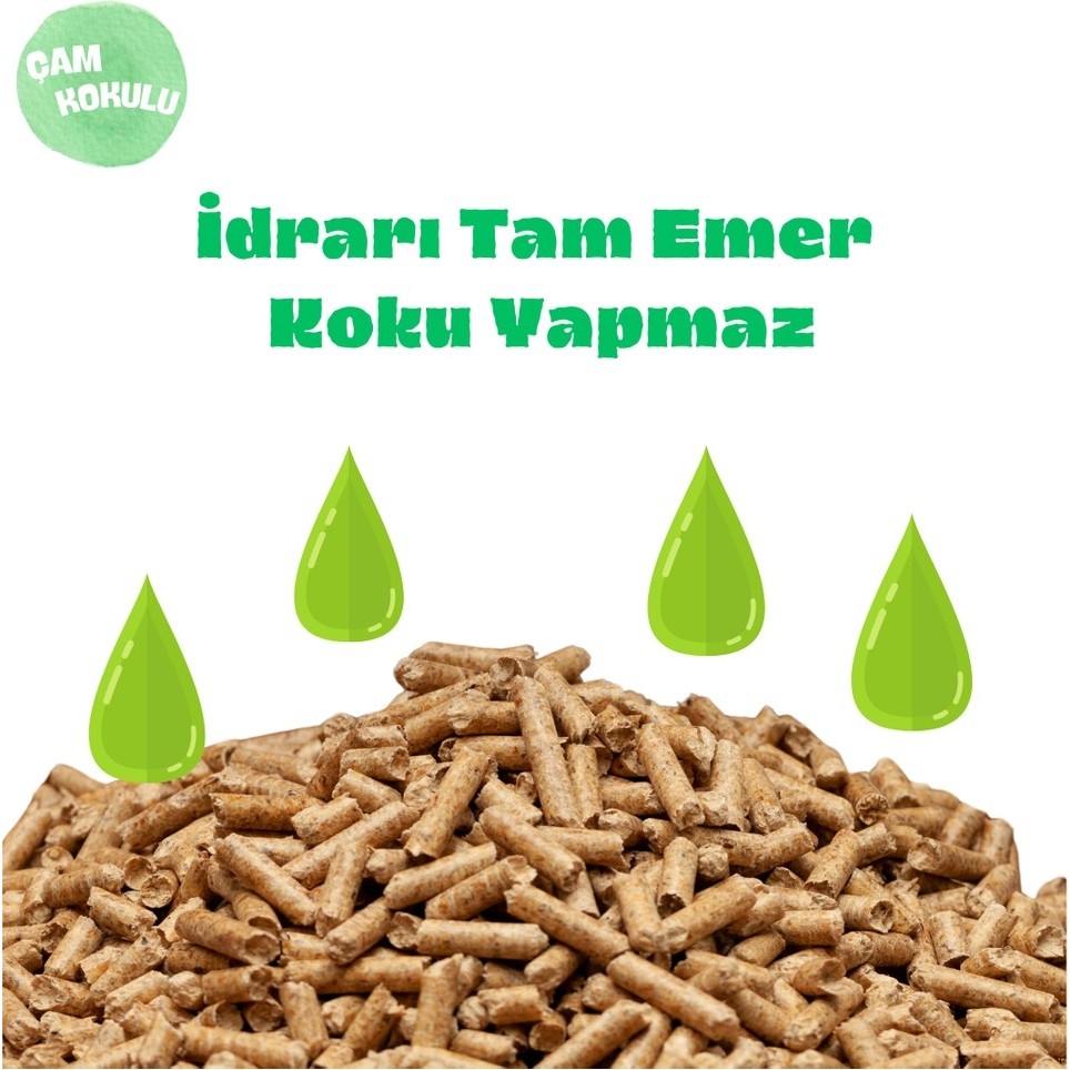 Fizzy Çam Paleti 10 Kg Kedi Kumu Kokulu Topaklanmayan İnce Taneli Doğal Altlık Evcil Hayvan Ürünleri Fiyatı