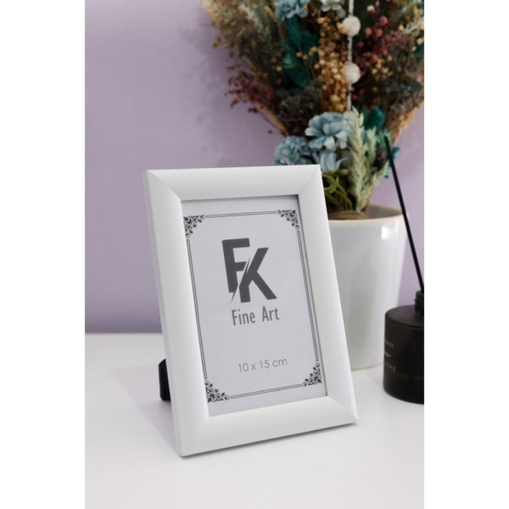 FK Fine Art 10 x 15 cm Fotoğraf, Resim, Belge, Evrak, Poster Çerçevesi Ayarlanabilir Ayaklı - Beyaz Resim & Fotoğraf Çerçevesi Fiyatı