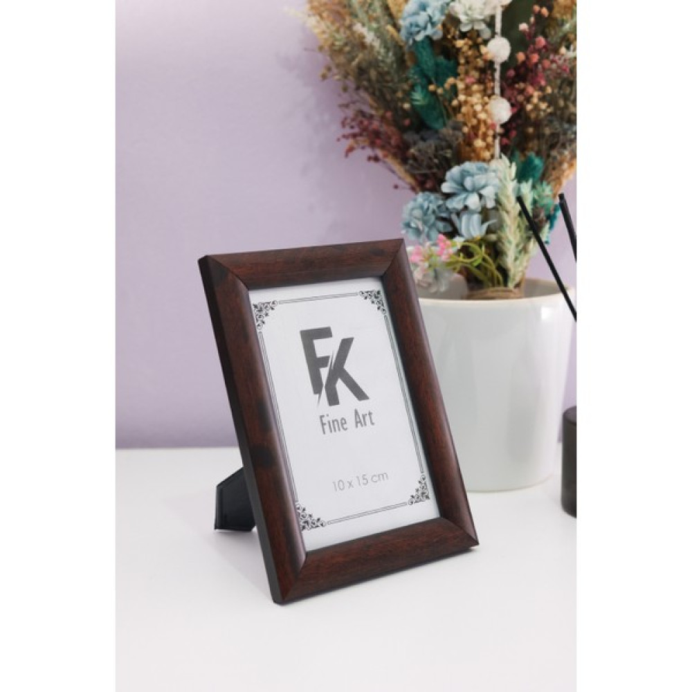 FK Fine Art 10 x 15 cm Fotoğraf, Resim, Belge, Evrak, Poster Çerçevesi Ayarlanabilir Ayaklı - Ceviz Resim & Fotoğraf Çerçevesi Fiyatı