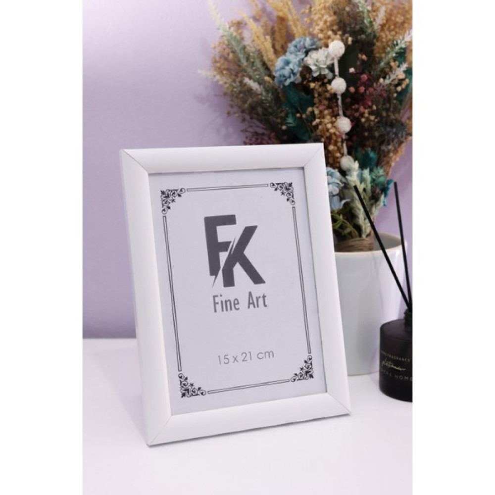 FK Fine Art 15 x 21 cm Fotoğraf, Resim, Belge, Evrak, Poster Çerçevesi Ayarlanabilir Ayaklı - Beyaz Resim & Fotoğraf Çerçevesi Fiyatı
