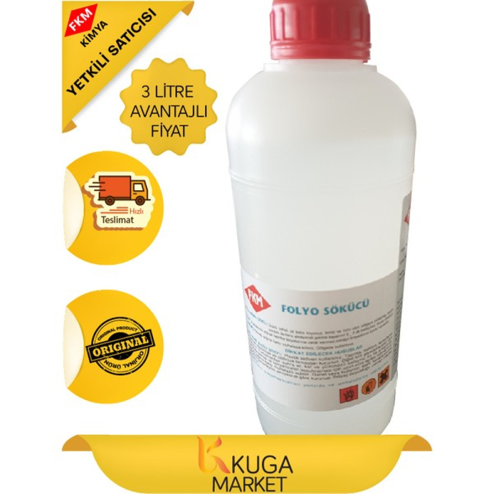 Fkm Folyo Sökücü 3x1 Lt - 3 lt Oto Genel Temizlik Fiyatı