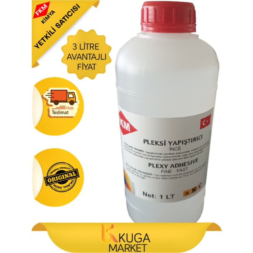 Fkm Pleksi Yapıştırıcısı Ince Kloroform 1 Lt x 3 Nalburiye & Hırdavat Fiyatı