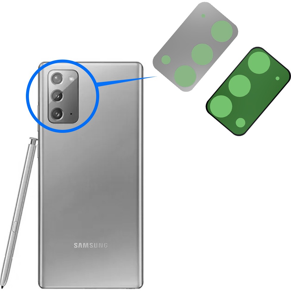 Flagen Samsung Galaxy Note 20 Uyumlu Arka Kamera Camı Lens Yapışkanlı Cep Telefonu Fiyatı