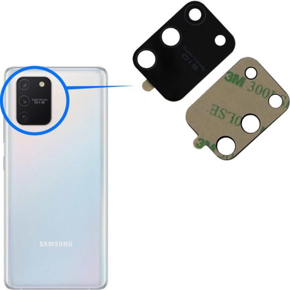 Flagen Samsung Galaxy S10 Lite Uyumlu Arka Kamera Camı Lens Yapışkanlı Telefon Yedek Parça Fiyatı