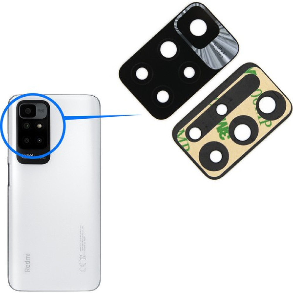 Flagen Xiaomi Redmi 10 Uyumlu Arka Kamera Camı Lens Yapışkanlı Telefon Yedek Parça Fiyatı