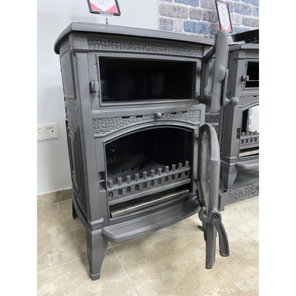 Flame Stove FS-013 Sirius Mega Tek Camlı Kuzineli Döküm Soba Bahçe Mobilyası Fiyatı