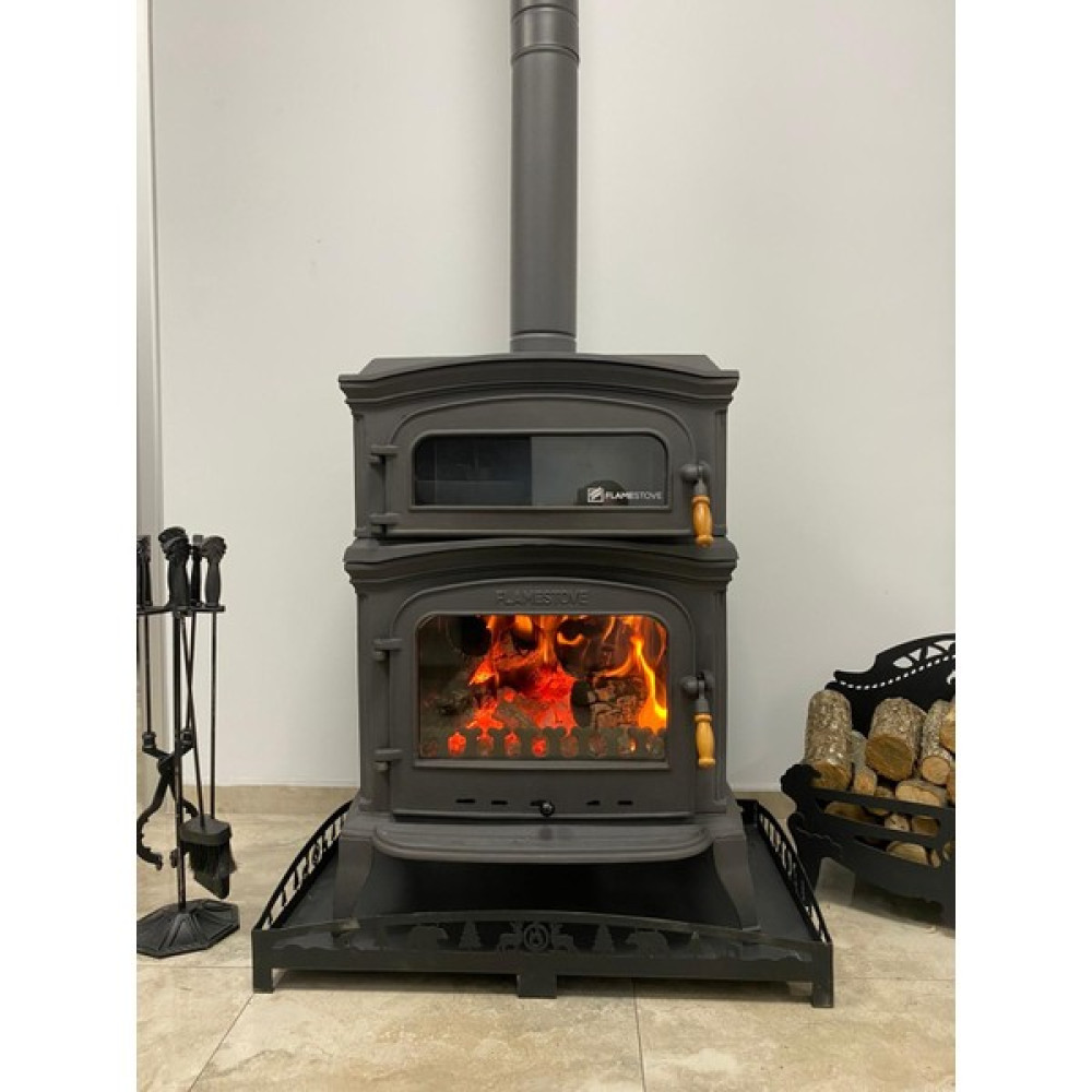 Flame Stove FS-034 Altara Lüx Premium Pik Döküm Kuzineli Soba Bahçe Mobilyası Fiyatı