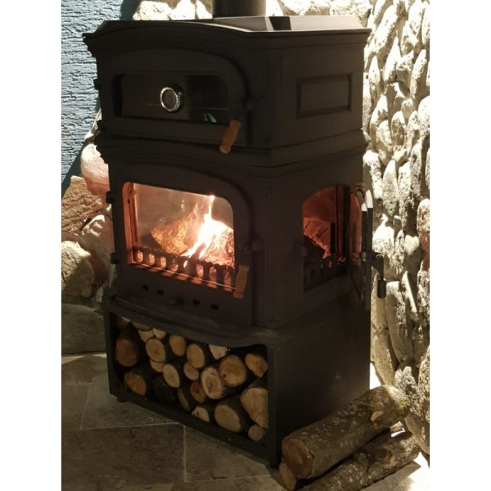 Flame Stove Fs-34 Ykst 3 Camlı Yan Kapaklı Kuzineli Odun Hazneli Pik Döküm Soba Bahçe Mobilyası Fiyatı