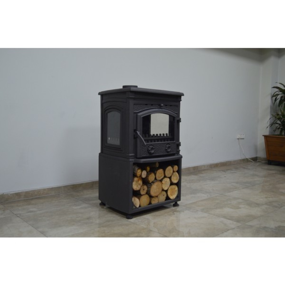 Flame Stove Sirius Ultra Odunluklu Pik Döküm Şömine Soba Bahçe Mobilyası Fiyatı