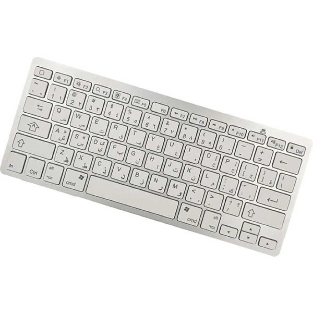 Flameer 78 Tuşları Arapça -Thin Bilgisayar Pc Için Kablosuz Bluetooth Klavye (Yurt Dışından) - Renkli Oyuncu Klavyesi Fiyatı