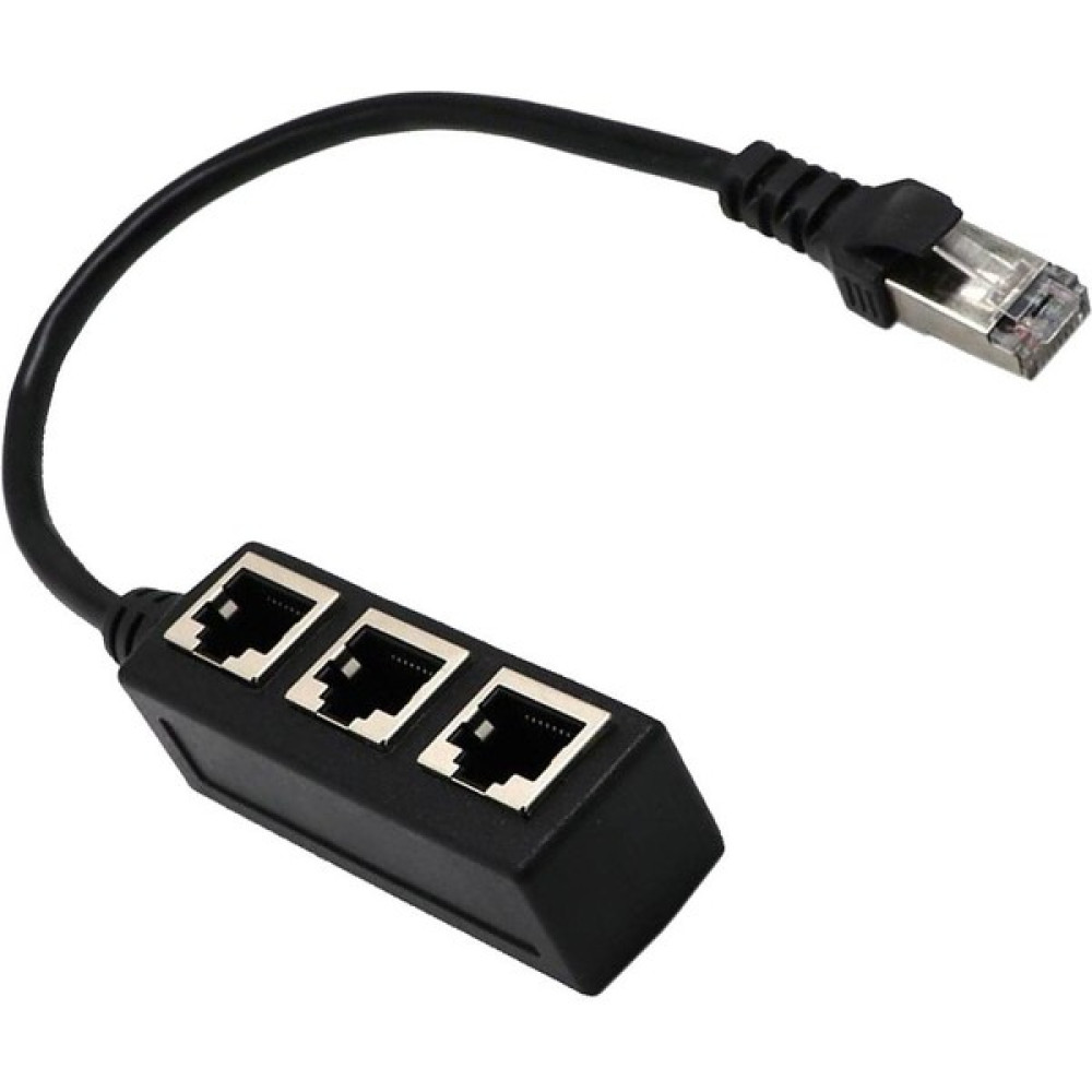 Flameer RJ45 Ethernet Lan Network Splitter 3 Yollu Adaptör 3 Bağlantı Noktalar Dönüştürücü 1 Ila 3 (Yurt Dışından) - 139 Network Aksesuarları Fiyatı
