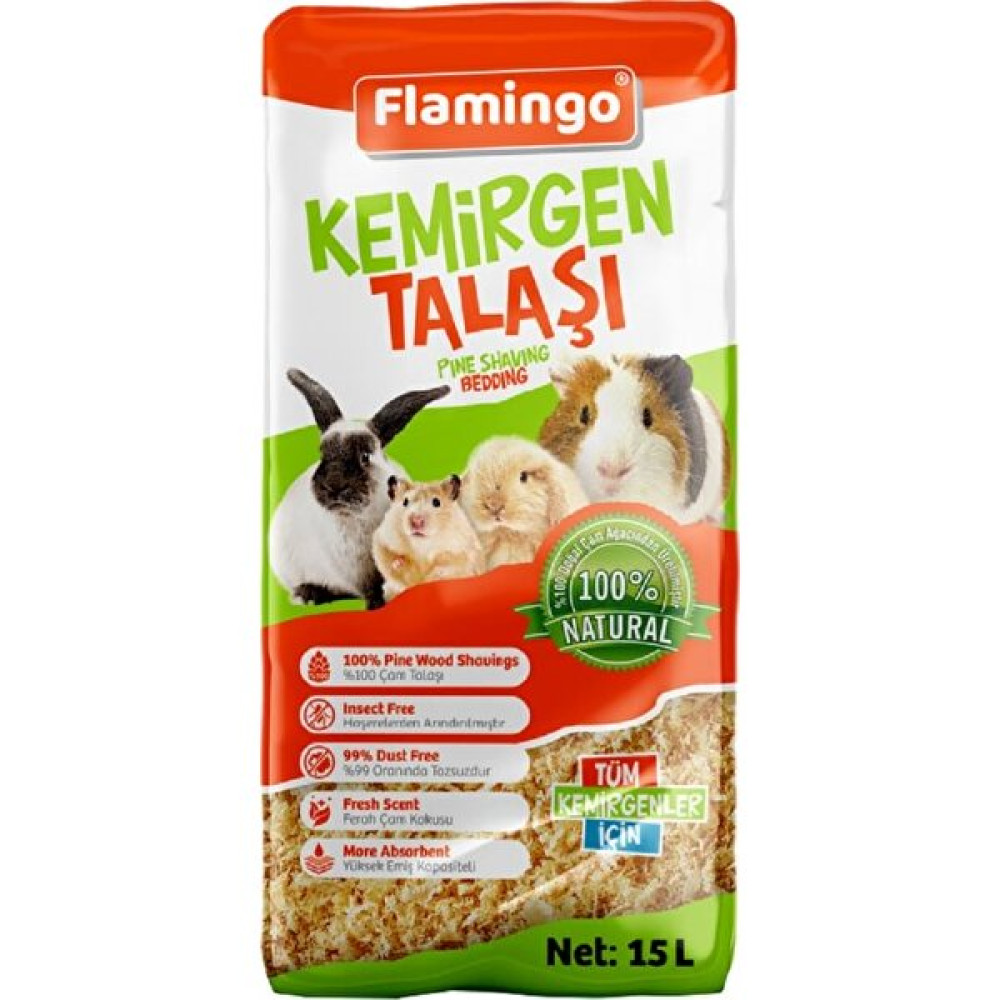 Flamİngo Kemirgen Talaşı 15Lt Evcil Hayvan Ürünleri Fiyatı
