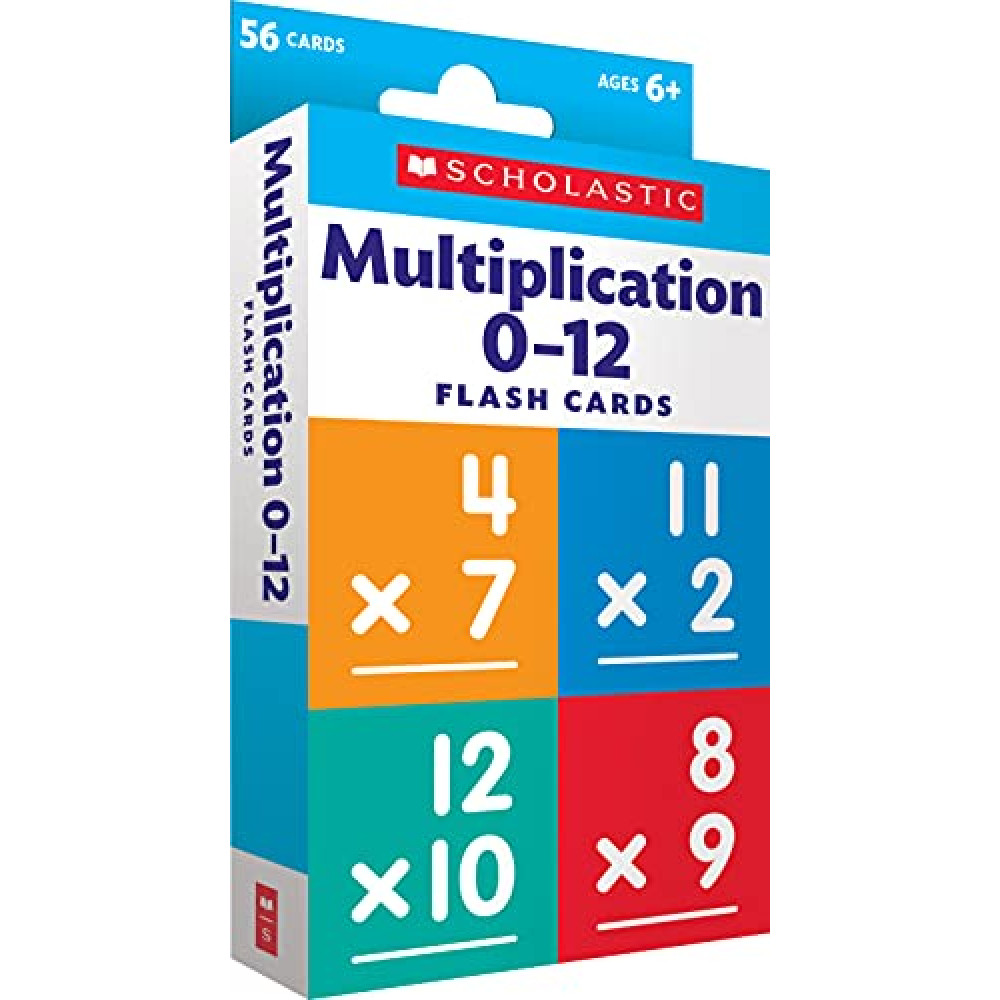 Flash Cards: Multiplication 0-12