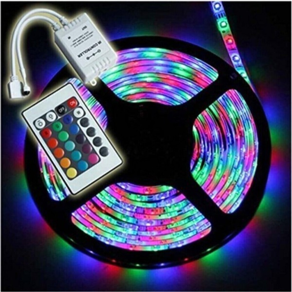 Flash Poınt Rgb Şerit LED Cs-Rgb 5mt Kumandalı Şerit LED - 5 m - Renkli Led Aydınlatmalar Fiyatı