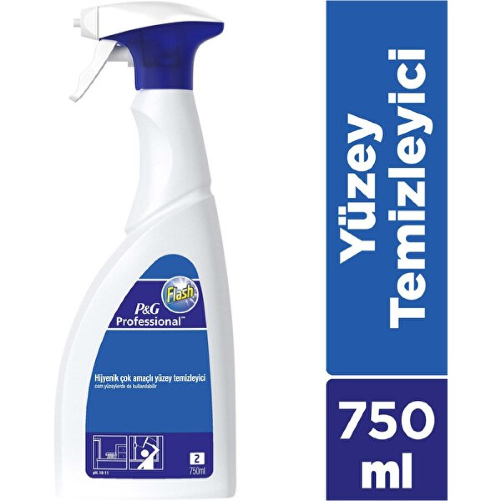 Flash Professional Flash Sprey Yüzey Temizleyici 750 ml PGP Parlatıcı ve Temizleyiciler Fiyatı
