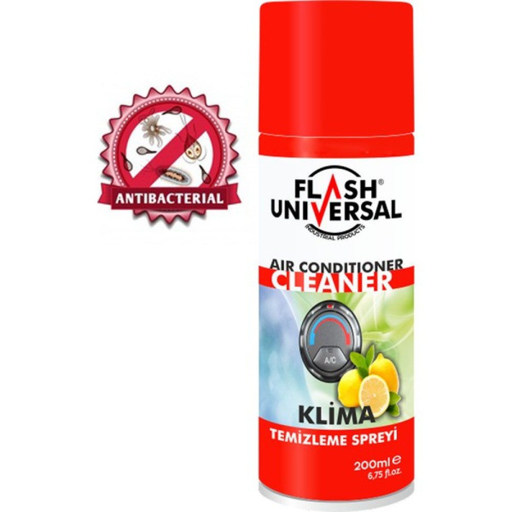 Flash Universal Klima Temizleme Spreyi 200ml Oto Bakım & Temizlik Ürünleri Fiyatı
