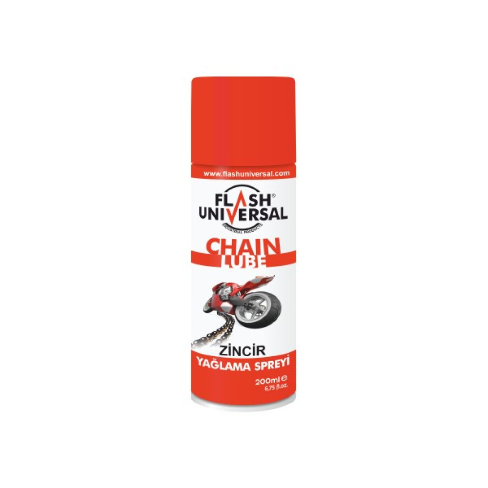 Flash Universal Zincir Yağlama Spreyi 200 Ml Oto Bakım & Temizlik Ürünleri Fiyatı