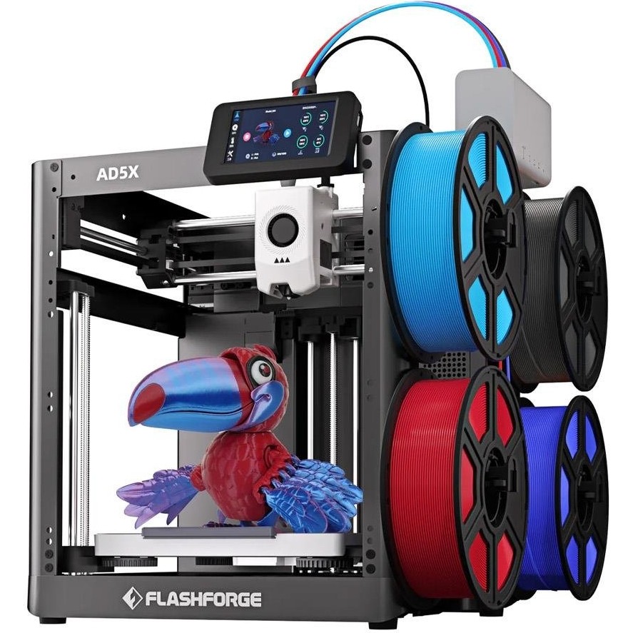 Flashforge AD5X 3D Yazıcı Gelişmiş Çok Renkli Baskı Teknolojisi ile 220 x 220 x 220 mm Alan Yazıcılar Fiyatı