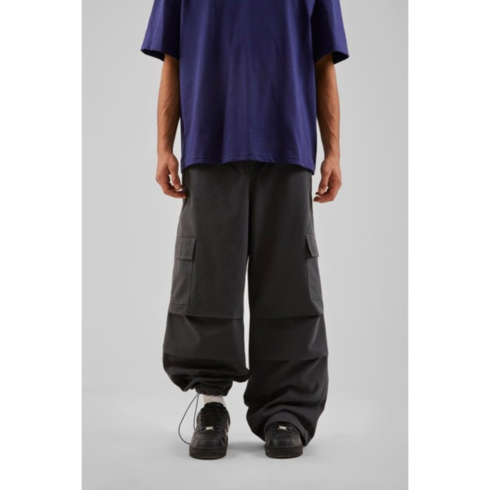 Flaw Ayarlanabilir Paça Kargo Cepli Füme Baggy Jean Erkek Pantolon Fiyatı