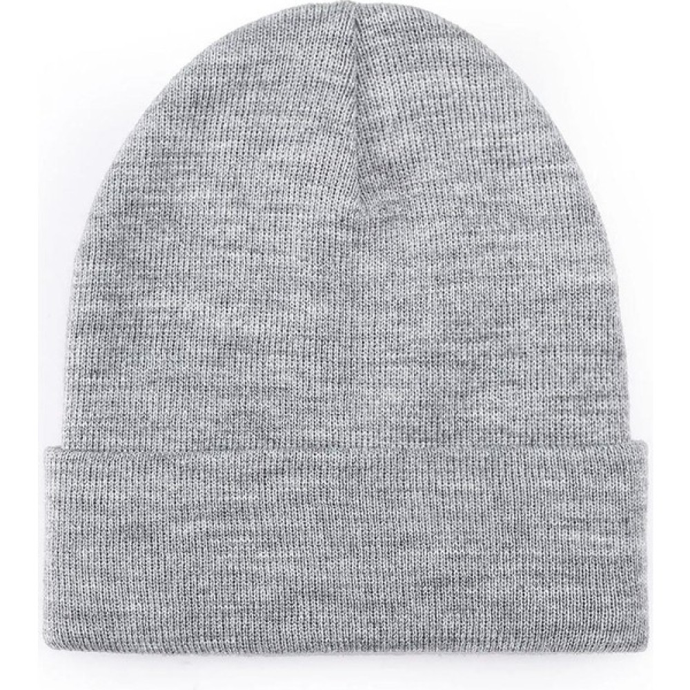 Flaw Basic Unisex Gri Melanj Triko Bere Erkek Beresi Fiyatı
