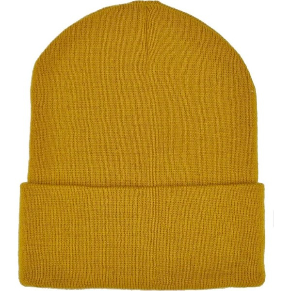 Flaw Basic Unisex Hardal Triko Bere Erkek Beresi Fiyatı