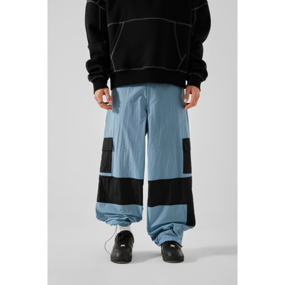 Flaw Kargo Cep Mavi Paraşüt Pantolon Erkek Pantolon Fiyatı