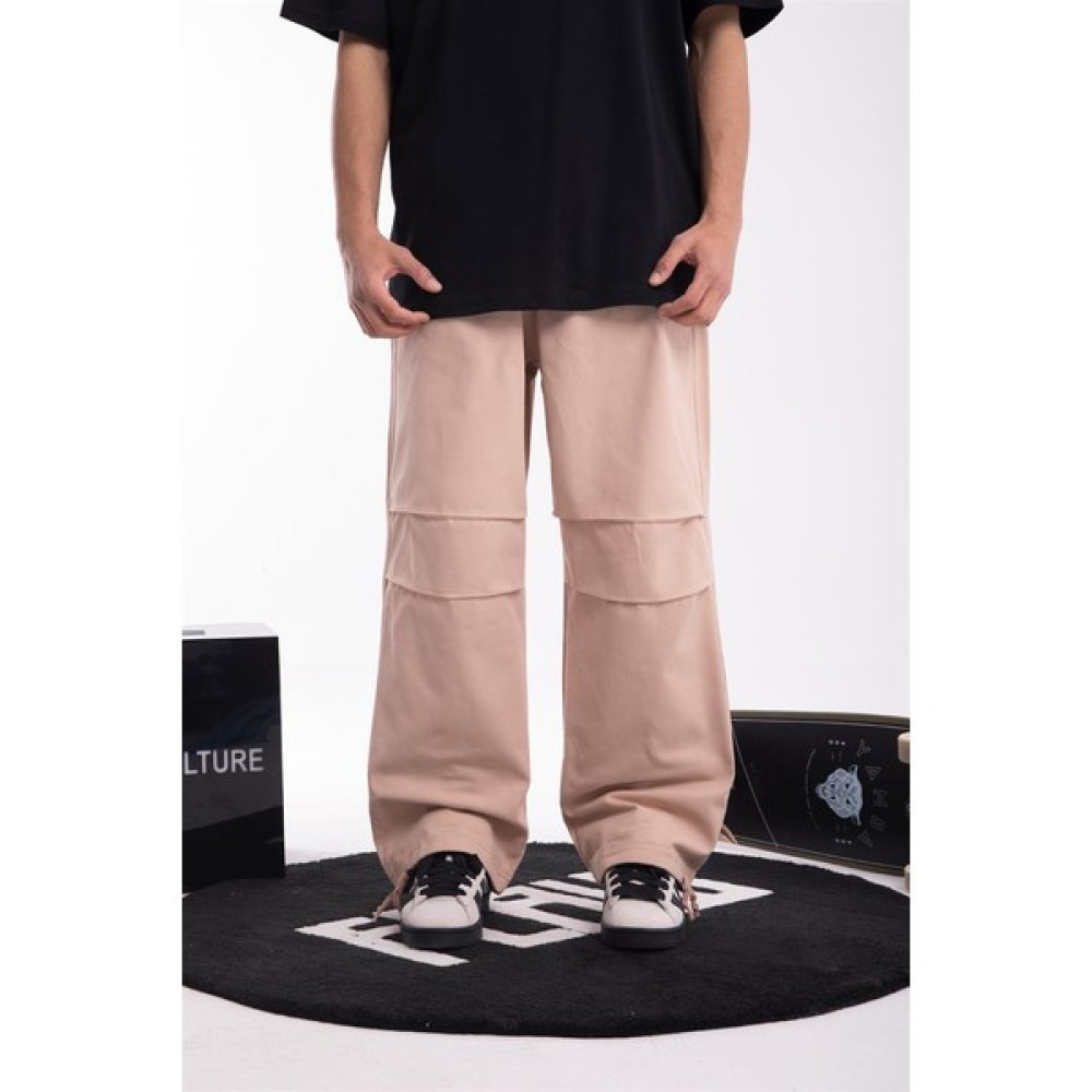 Flaw Paça Ip Detaylı Bej Baggy Pantolon Erkek Pantolon Fiyatı