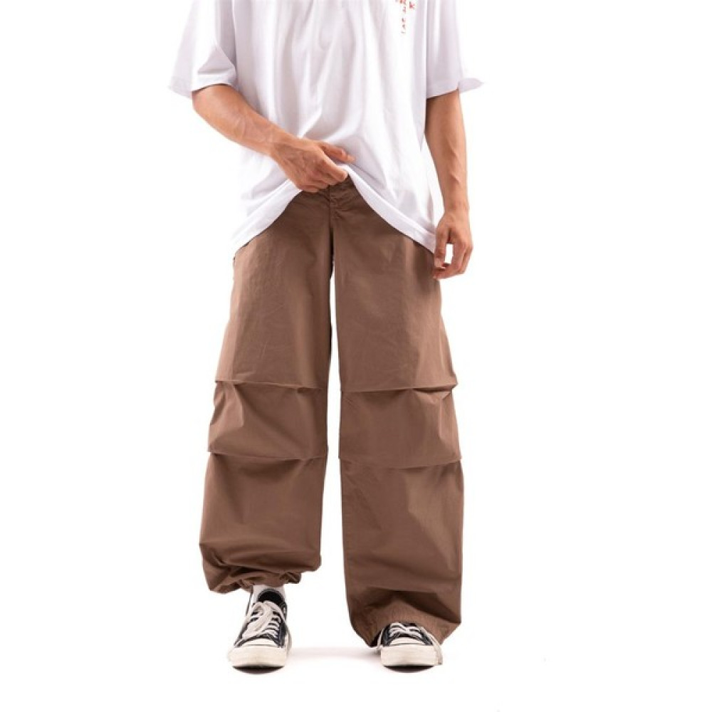 Flaw Paça Lastikli Kahrengi Paraşüt Pantolon Erkek Pantolon Fiyatı
