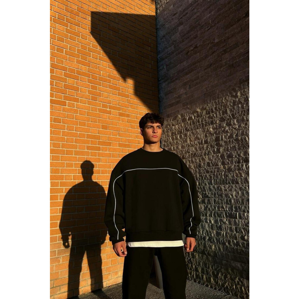 Flaw Wear Flaw Atelier Old Skool Kalıp Siyah Içi Pamuklu Sweatshirt L/XL Beden Bayan Sweatshirt Fiyatı