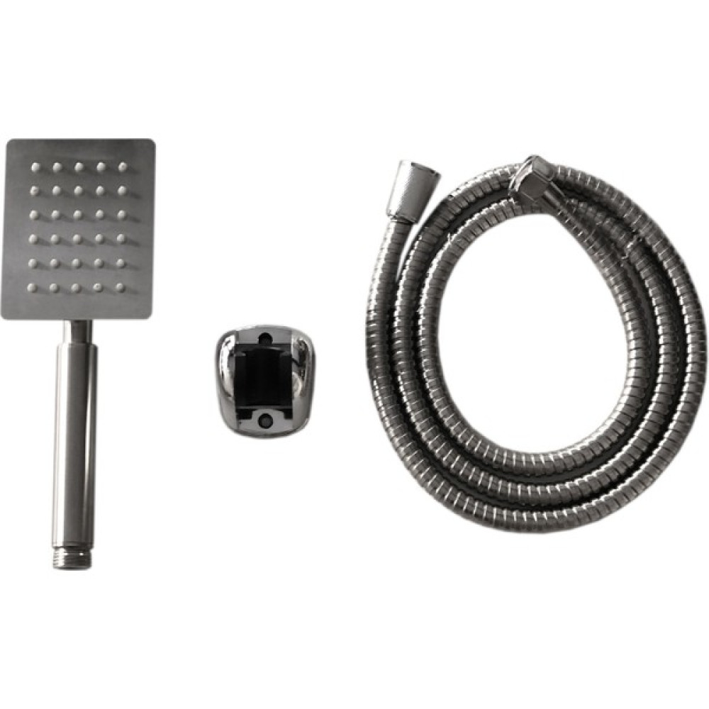 Fleko Inox Paslanmaz Metal Kare Mafsallı Duş Seti Duş Başlığı Duş Başlığı Fiyatı