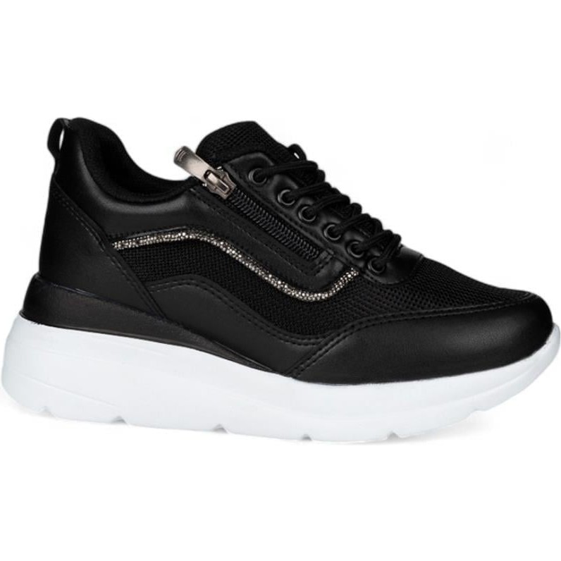 Flet 207 Siyah-Beyaz Kadın Spor Sneaker Ayakkabılar ve Çantalar Fiyatı