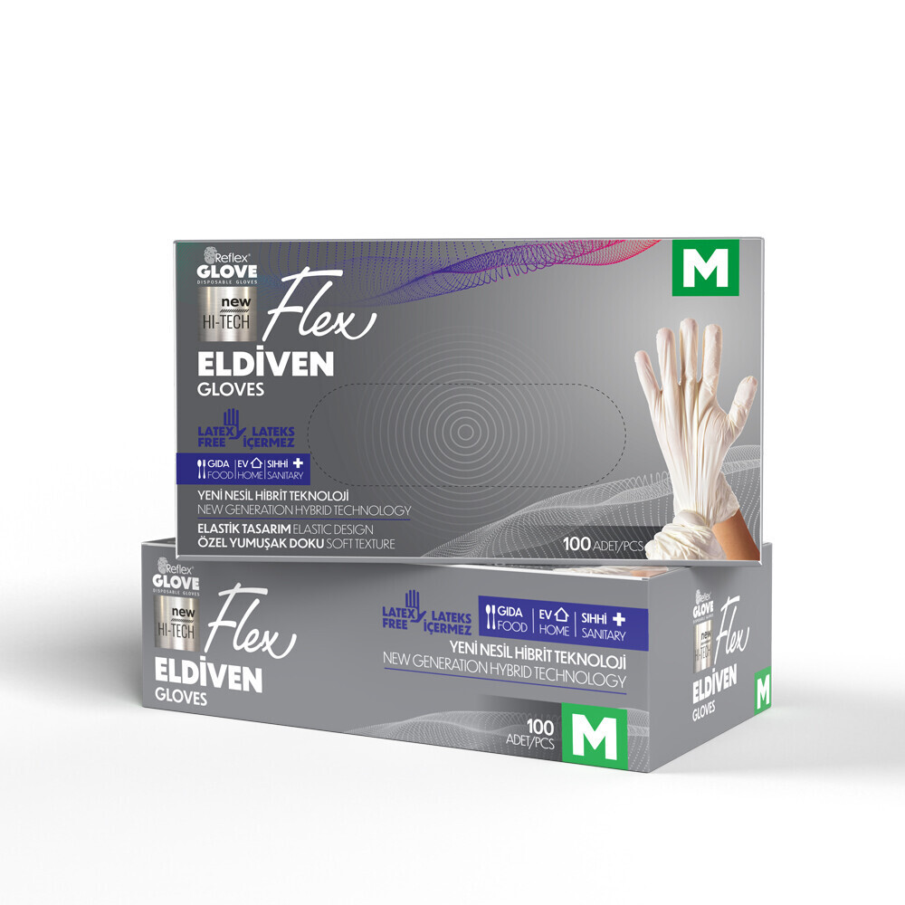 Flex Krem Renk Tpe Eldiven M Mutfak Sarf Malzemeleri Fiyatı